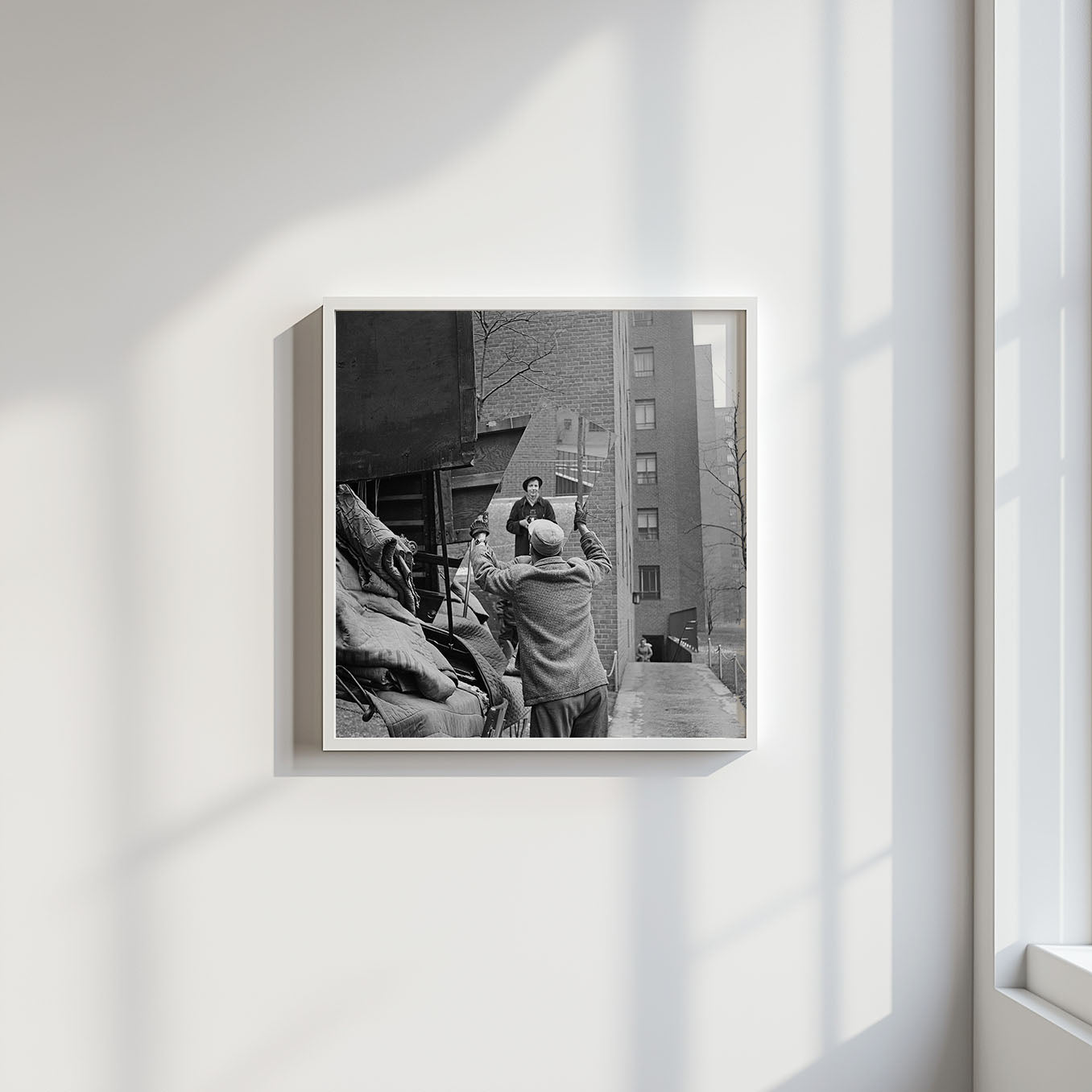 Fine Art Photo by Vivian Maier Self-Portrait Vintage Print Poster, New York, 1955 (Vivian Maier Self-Portrait)