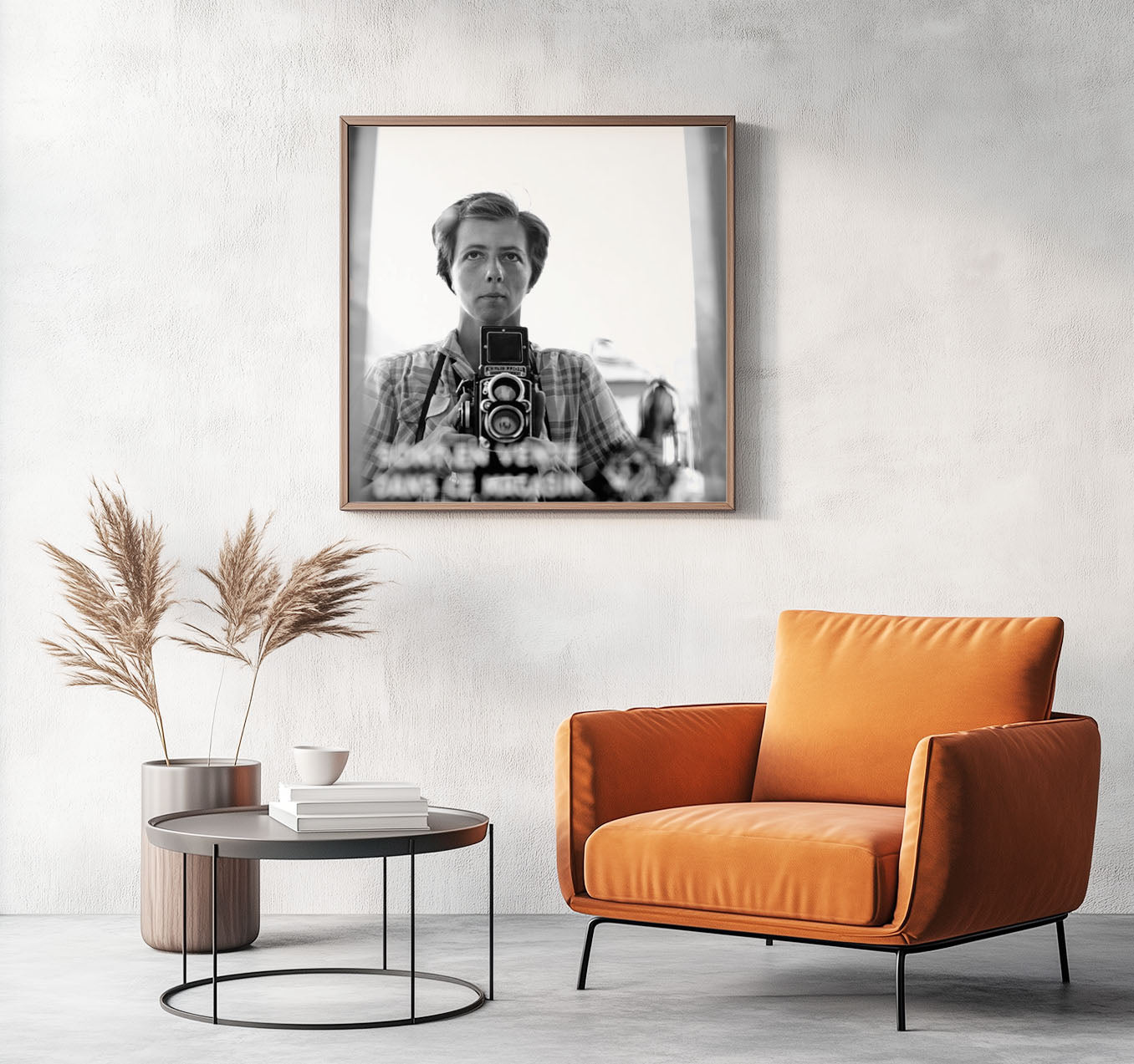 Fine Art Photo by Vivian Maier Self-Portrait Vintage Print Poster, New York, 1959 (Vivian Maier Self Portrait)