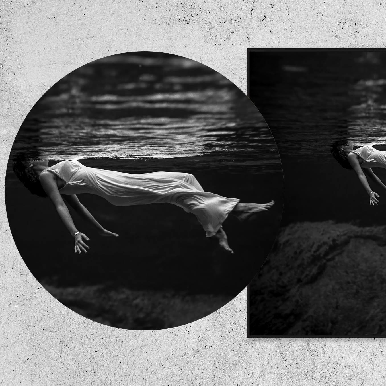 Fine Art Photo by Toni Frissell Print Poster, A woman floats in Weeki Wachee Springs, Florida, 1947