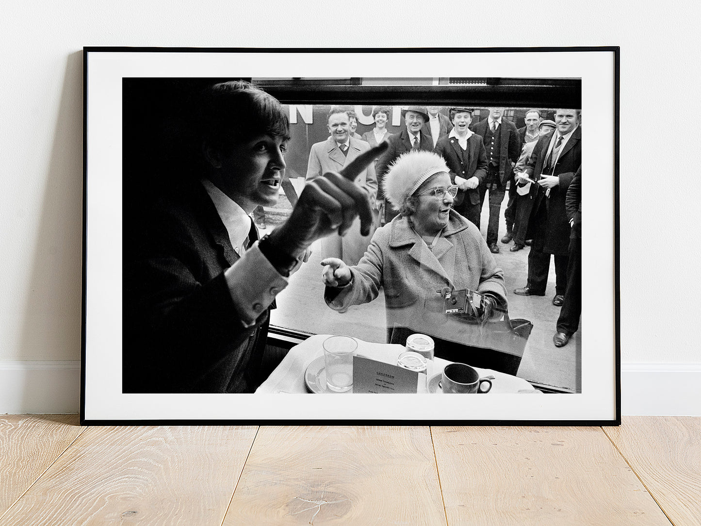Fine Art Poster by David Hurn, The Beatles, A Hard Days Night, John Lennon, Paul McCartney, George Harrison, Ringo Starr, 1964