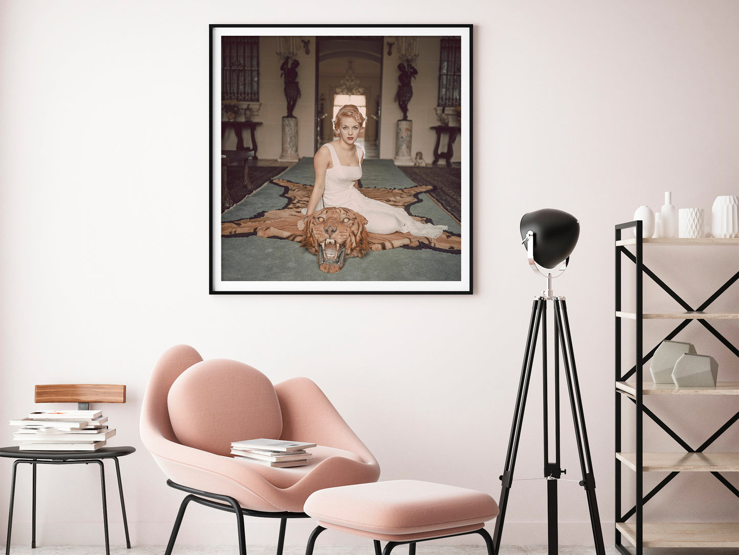 Fine Art Photo by Slim Aarons Beauty And The Beast Print Poster, 1961