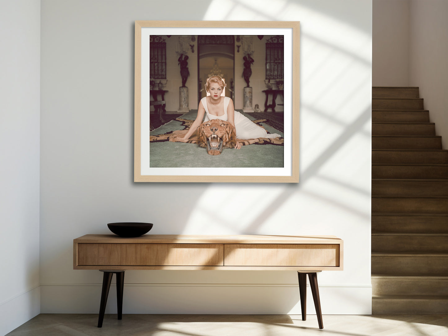 Fine Art Photo by Slim Aarons Beauty And The Beast Print Poster, 1961