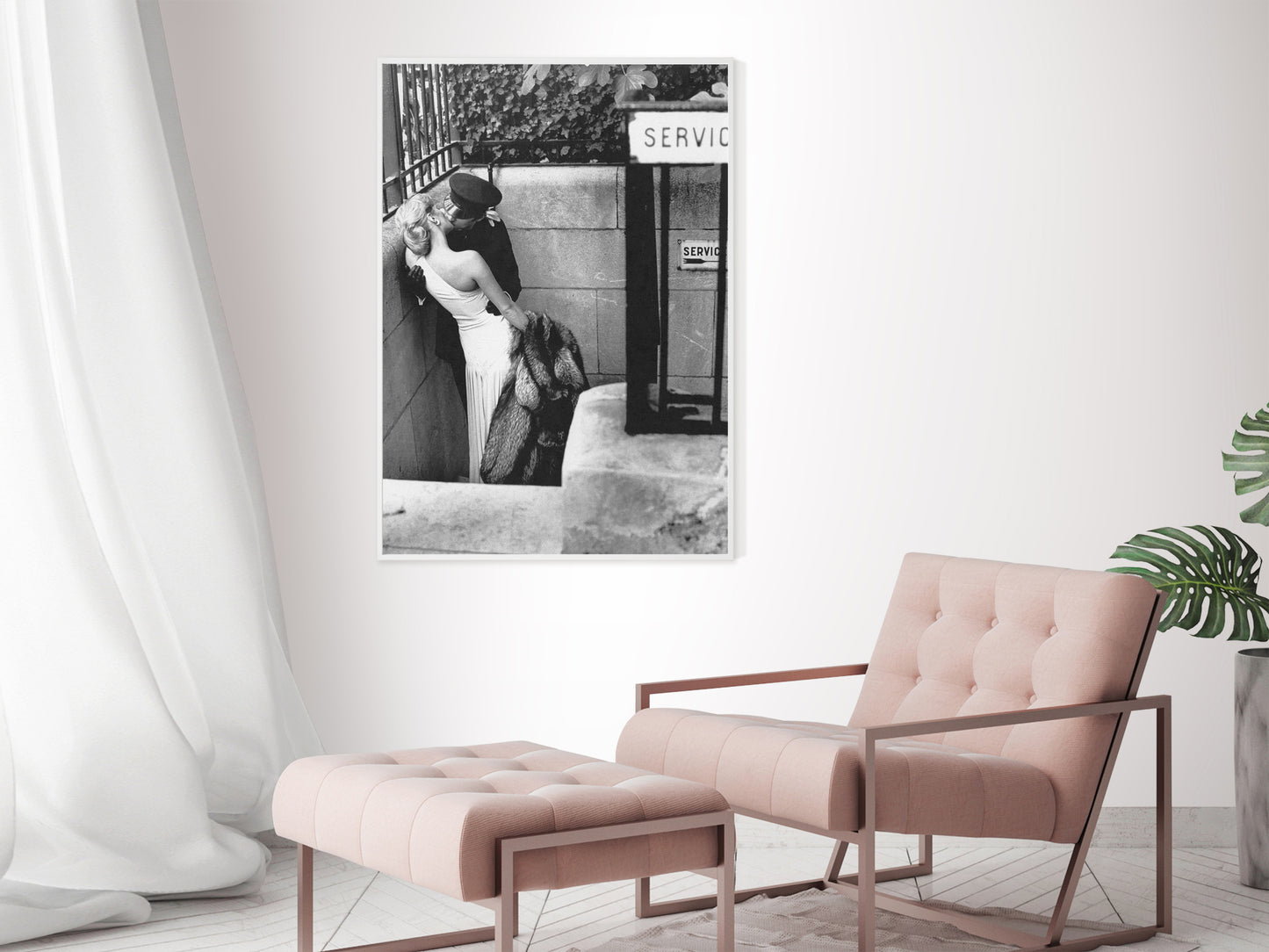 Fine Art Photo by Helmut Newton Print Poster, Secret Love Couple, 1976
