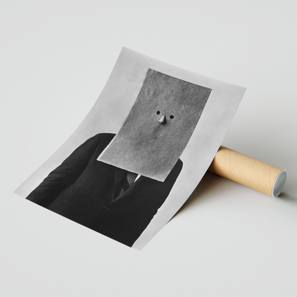 Saul Steinberg in Nose Mask · 1966 · Irving Penn