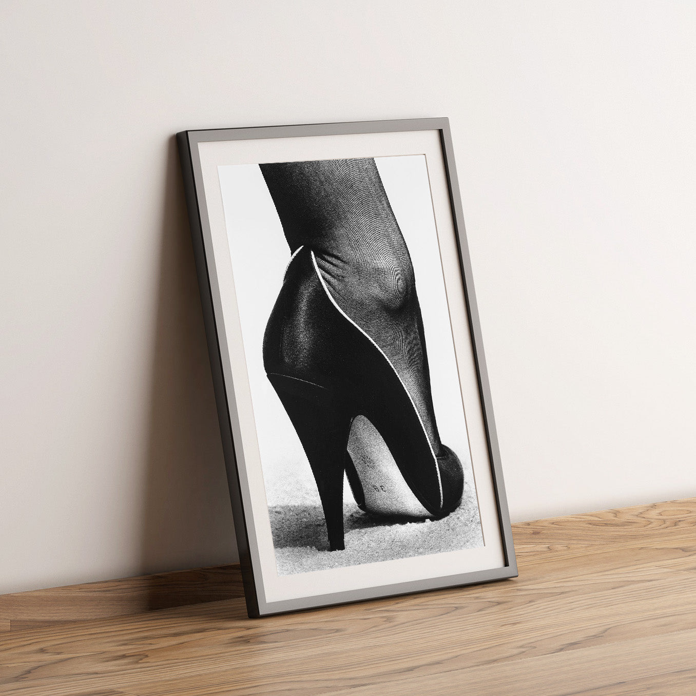 Fine Art Photo by Helmut Newton, Shoe Print Poster, Monte-Carlo, 1983