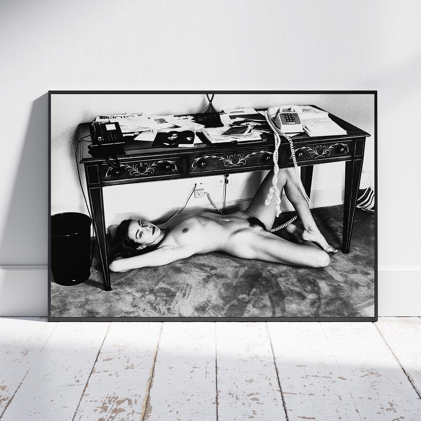 Fine Art Photo by Helmut Newton Print Poster, Domestic Nude 10, Hollywood, 1992