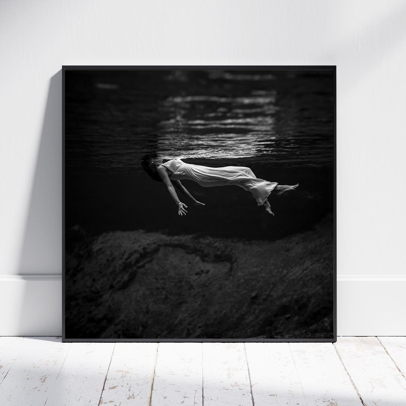 Fine Art Photo by Toni Frissell Print Poster, A woman floats in Weeki Wachee Springs, Florida, 1947