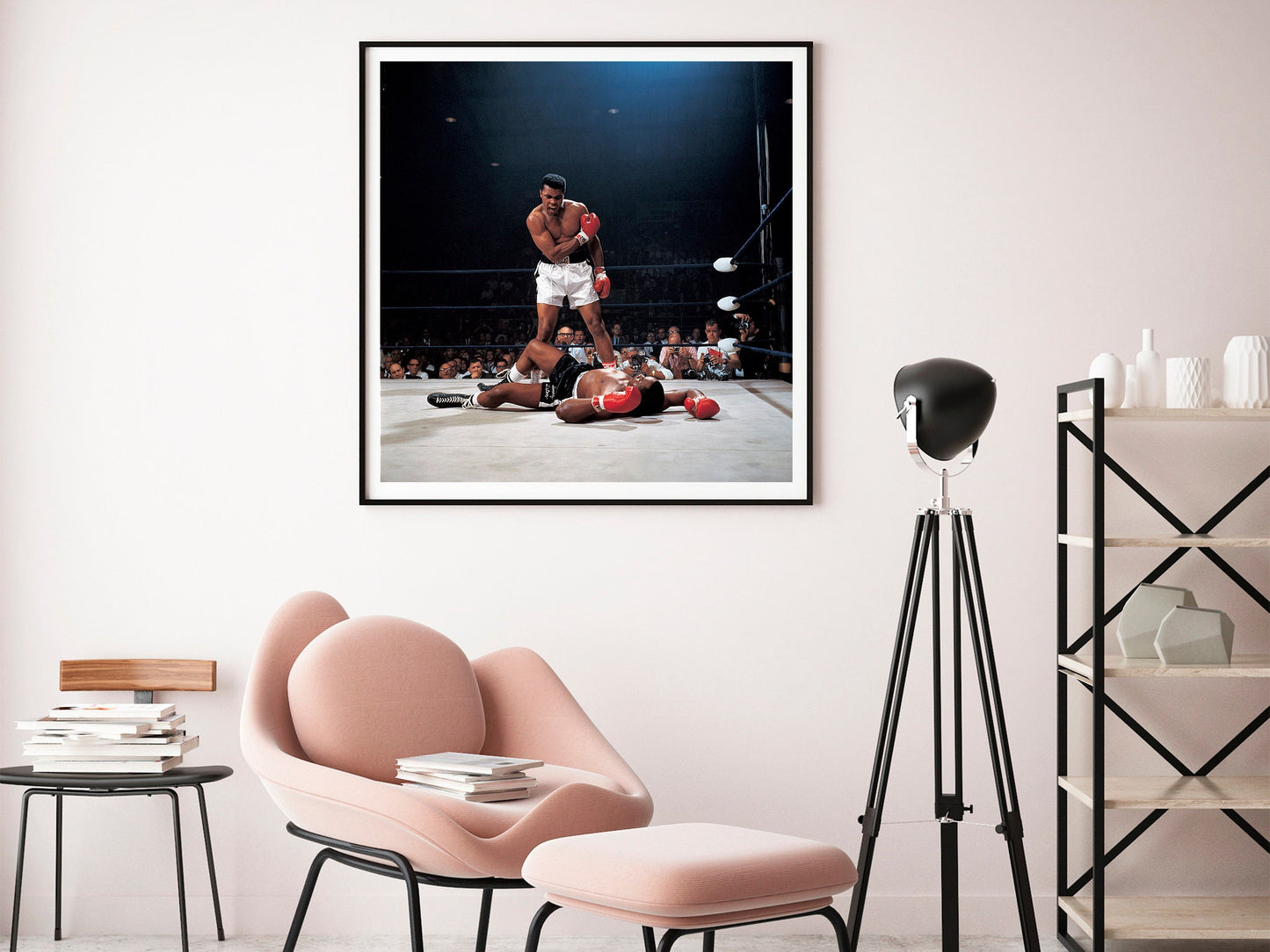 Muhammad Ali and Sonny Liston