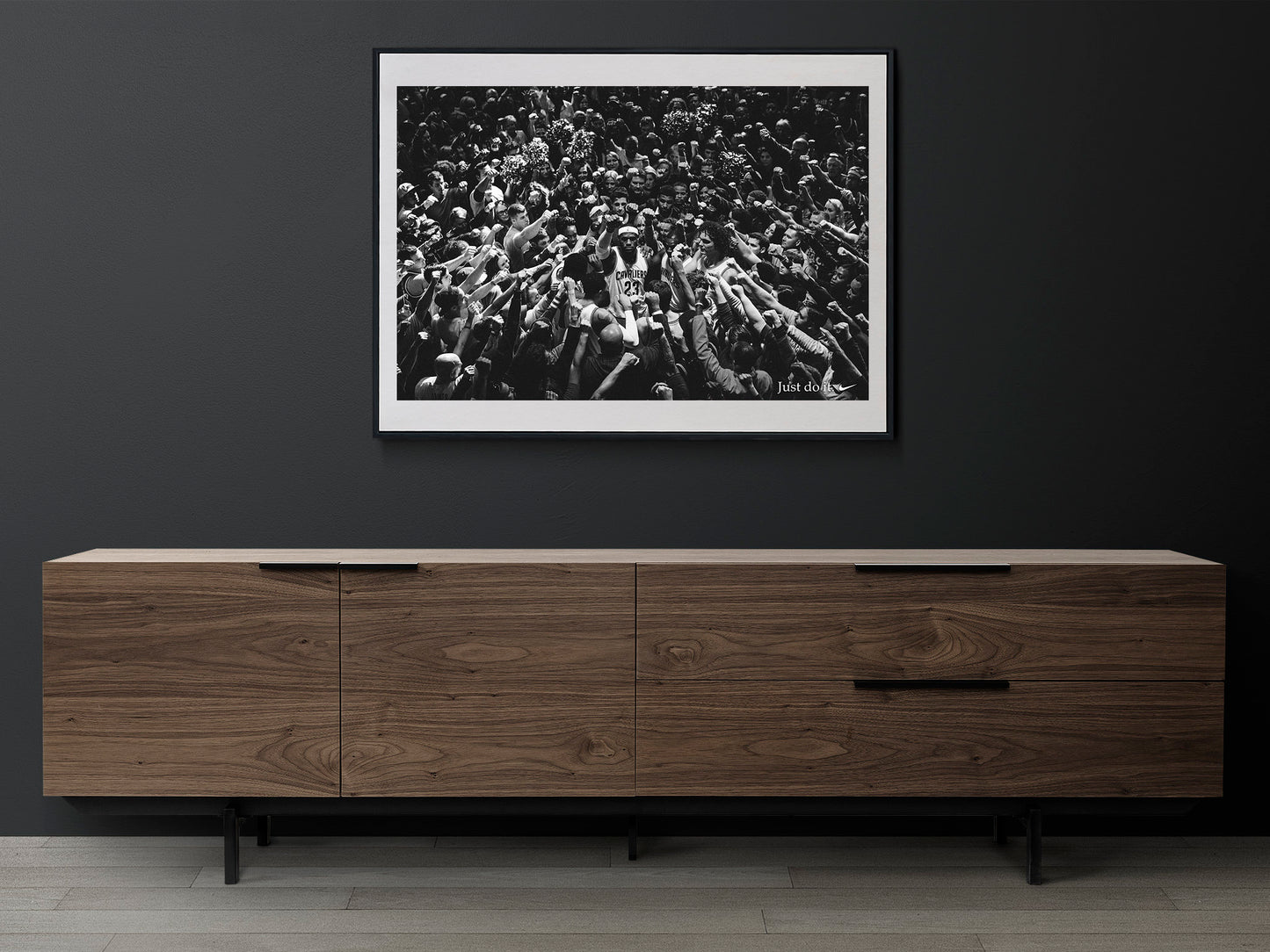 The Return of the King, Nike's ad campaign demonstrates how crucial LeBron James return was for Cleveland, LeBron James Print