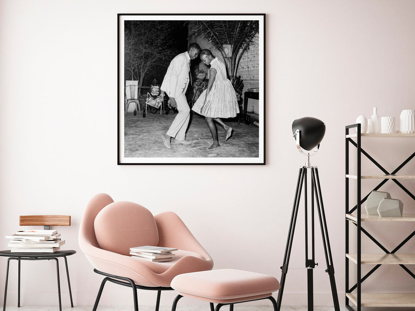 Fine Art Photo by Malick Sidibé, Nuit de Noël Print Poster, Taken in Bamako, Mali, 1963