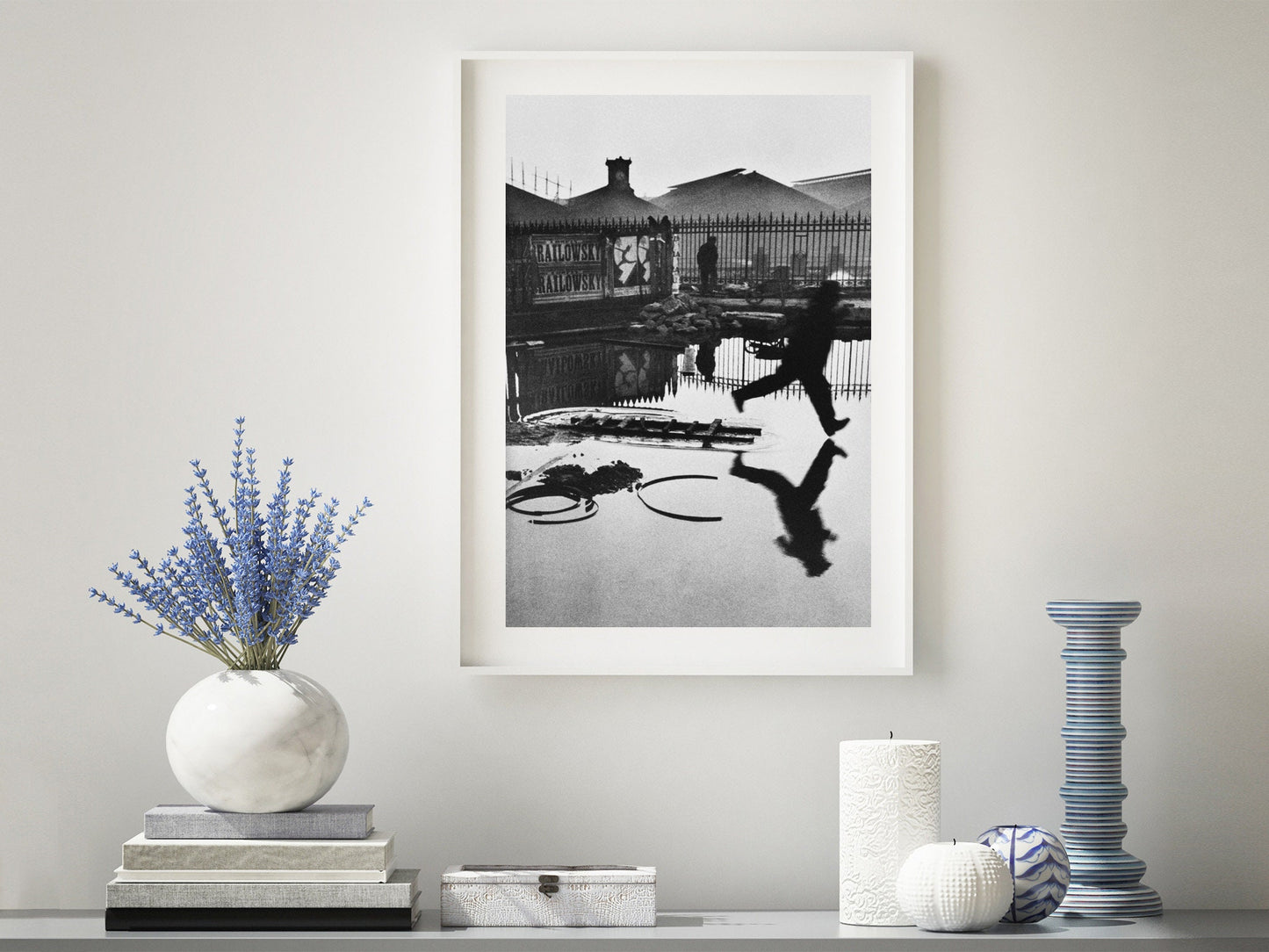 Fine Art Photo by Henri Cartier-Bresson Print Poster, Behind the Gare Saint-Lazare, Paris, 1932
