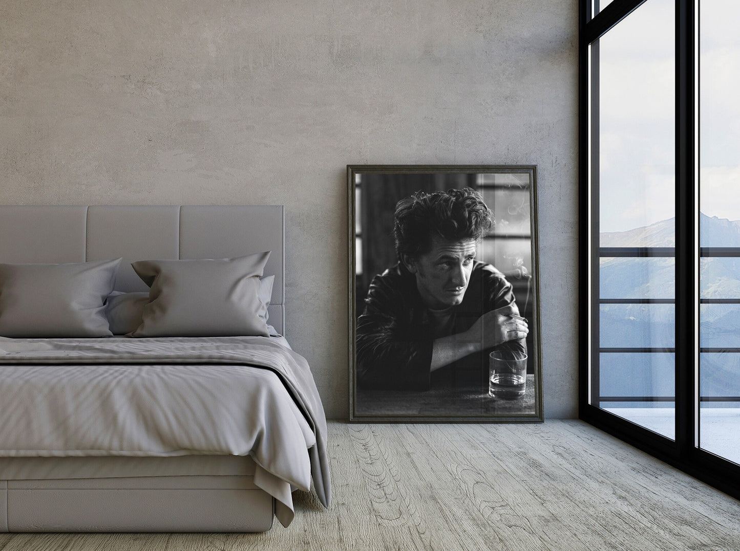 Sean Penn Print Poster, Little Bear Ranch, MT, 1995 by Bruce Weber