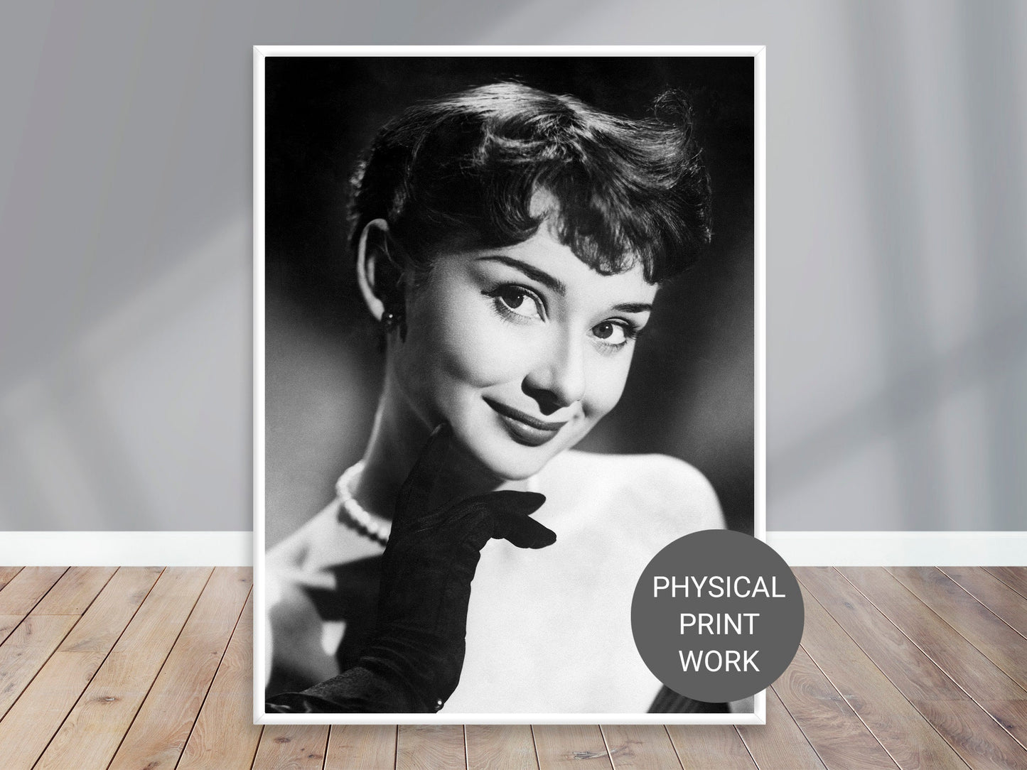 Fine Art Photo of Audrey Hepburn Print Poster