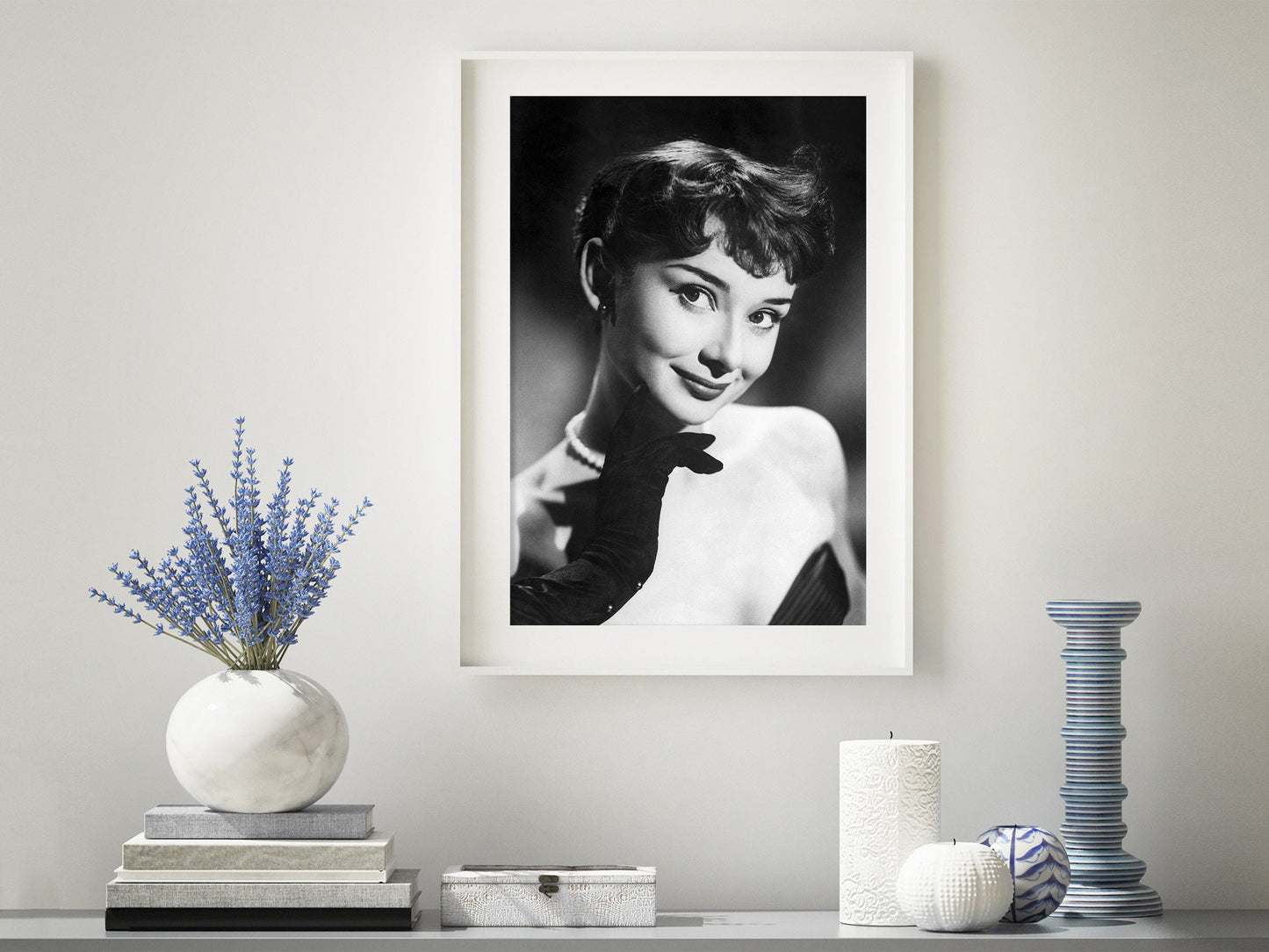 Fine Art Photo of Audrey Hepburn Print Poster