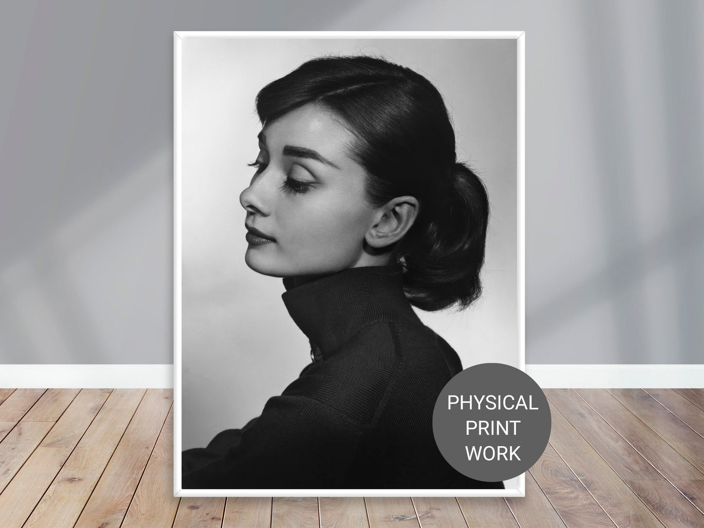 Fine Art Photo by Yousuf Karsh, Audrey Hepburn Print Poster, 1956
