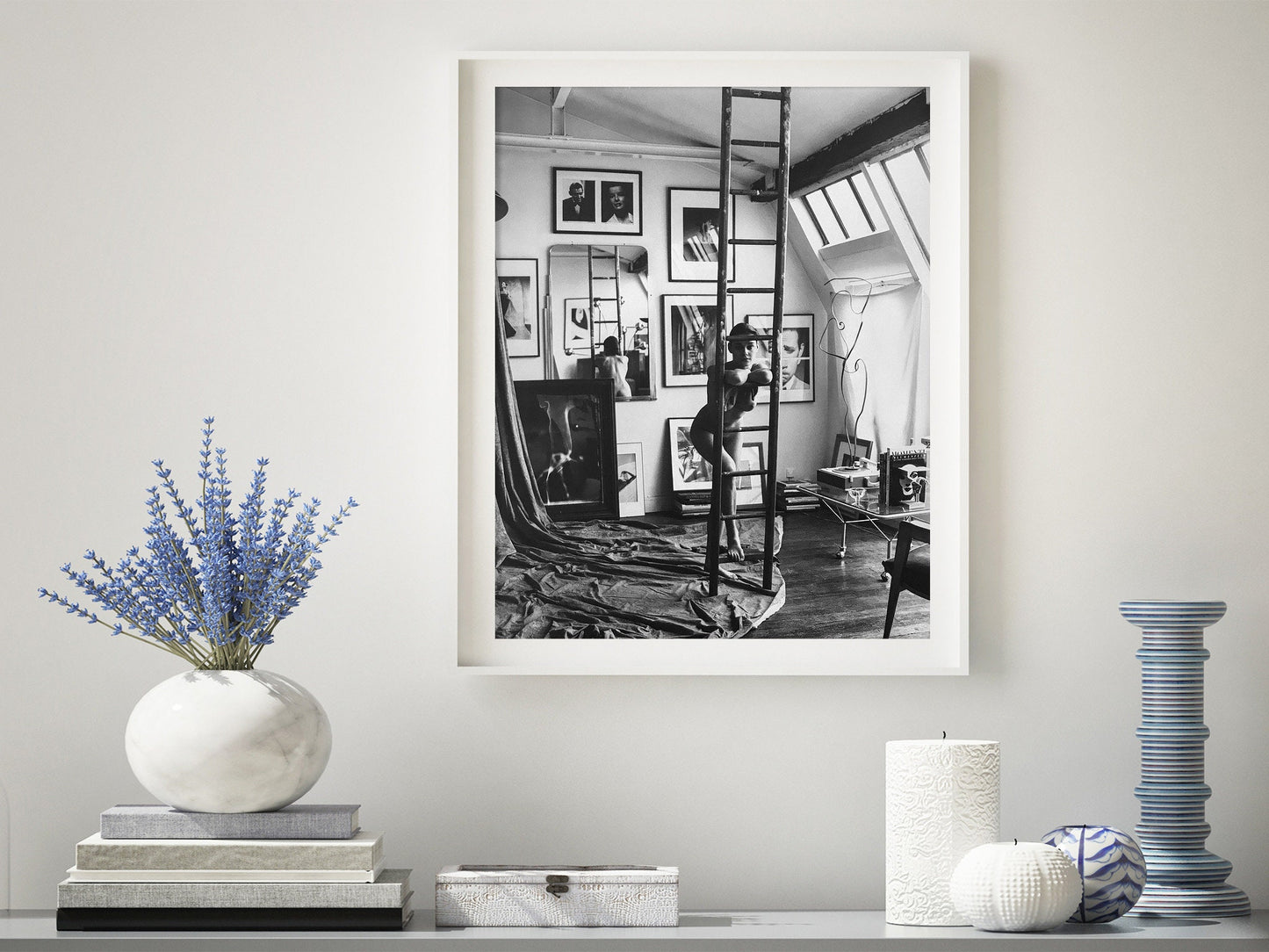 Nude Print Poster, Erotic Photography, Artistic Nude, Atelier Reaumur by Mark Arbeit