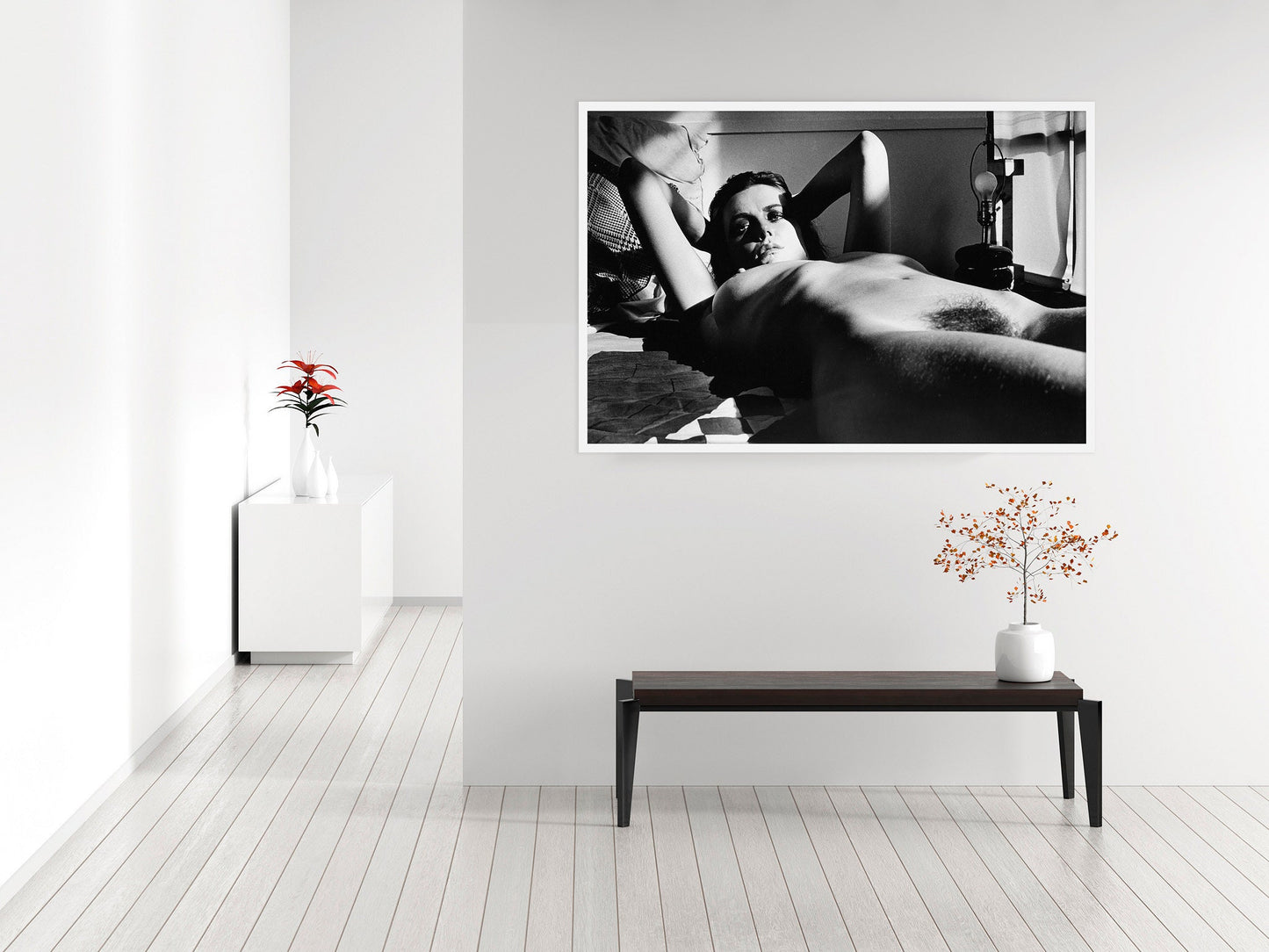 Helmut Newton Print Poster, Fiona Lewis