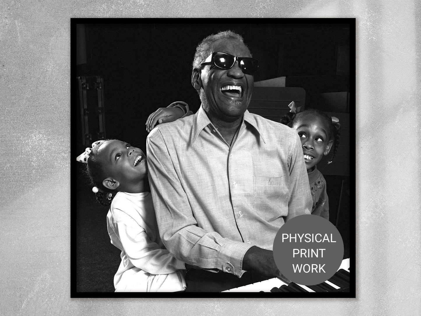Ray Charles Print Poster, by Harry Benson in LA, 1991