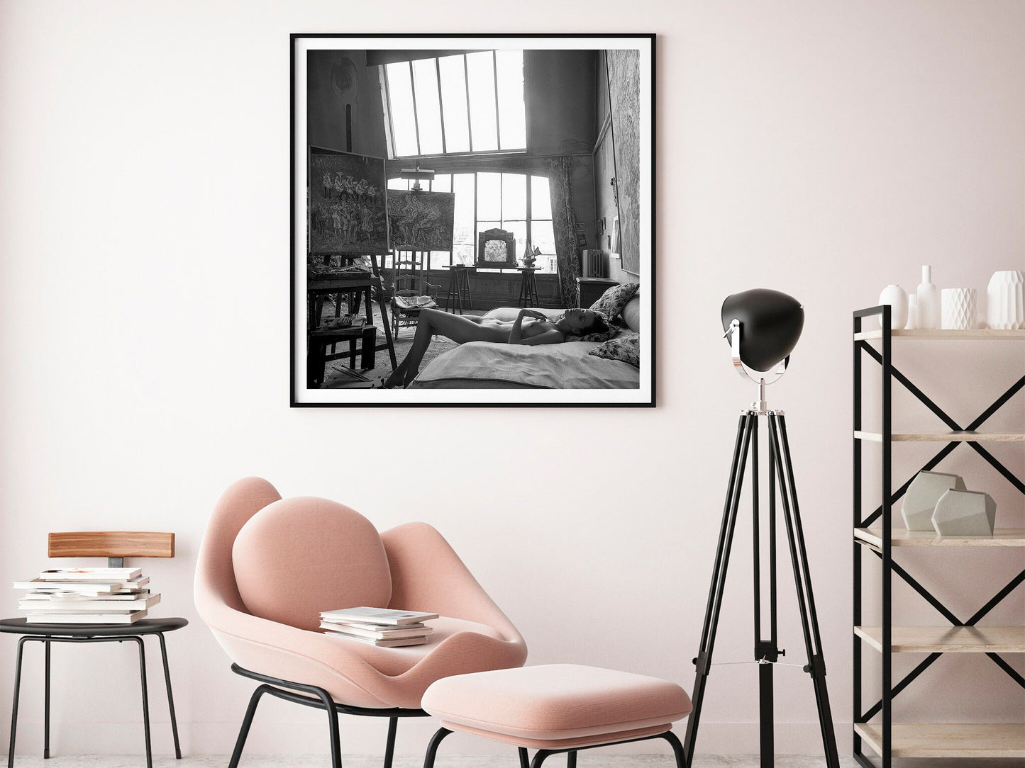 Nude Print Poster, Erotic Photography, Atelier Kurt Kinrenksen, 1992 by Mark Arbeit