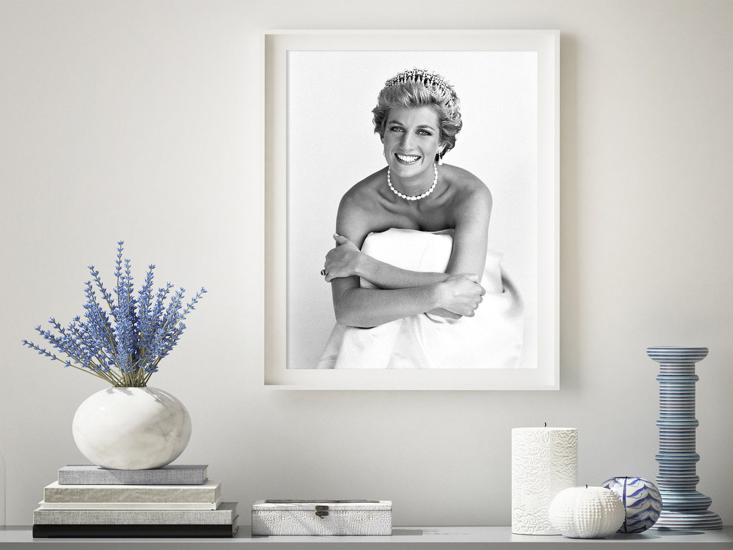 Lady Diana Spencer Print Poster, Princess of Wales, by Patrick Demarchelier, 1990