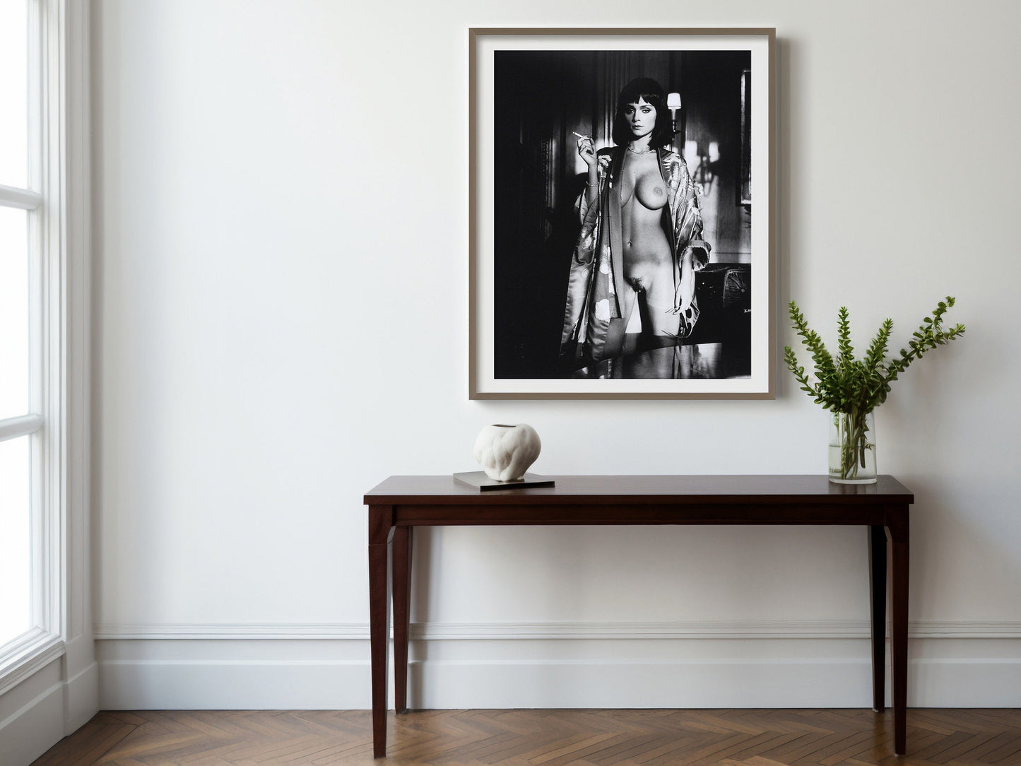 Helmut Newton Print Poster, Carrie Leigh, Beverly Hills, 1985