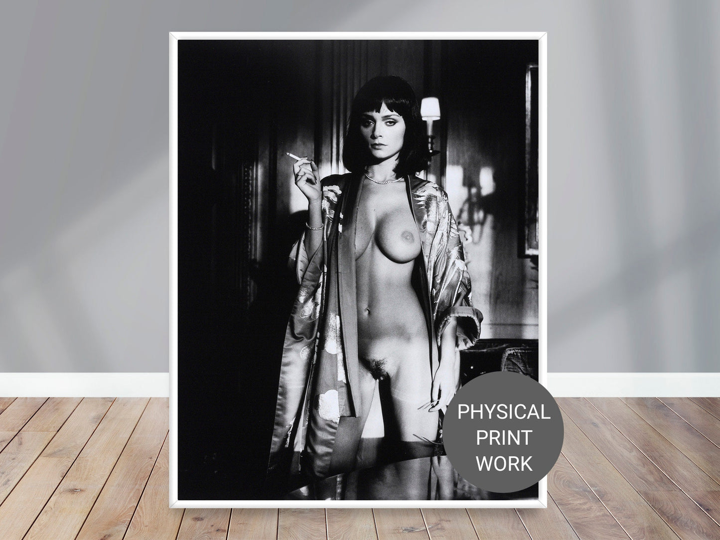 Helmut Newton Print Poster, Carrie Leigh, Beverly Hills, 1985