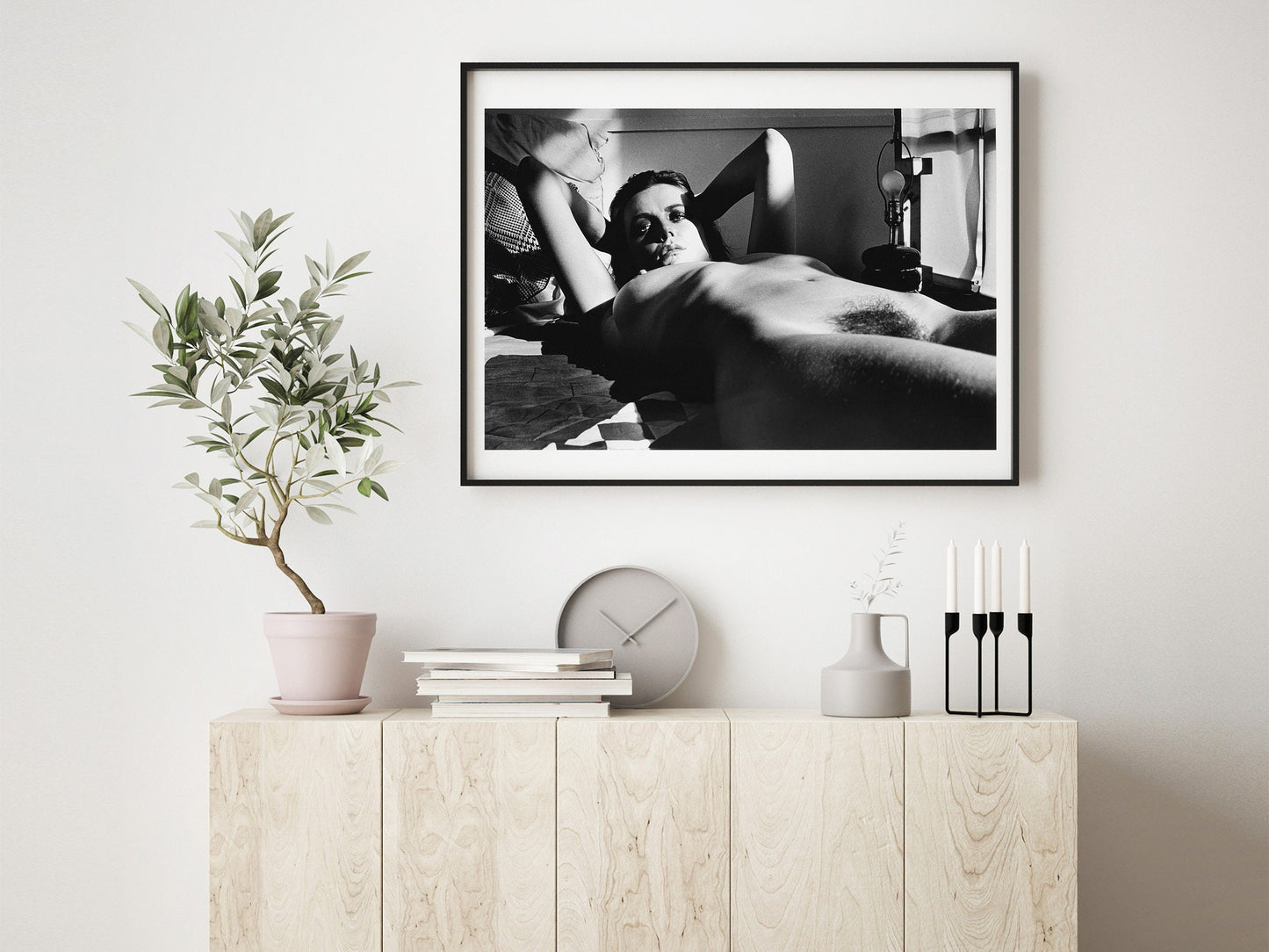 Helmut Newton Print Poster, Fiona Lewis
