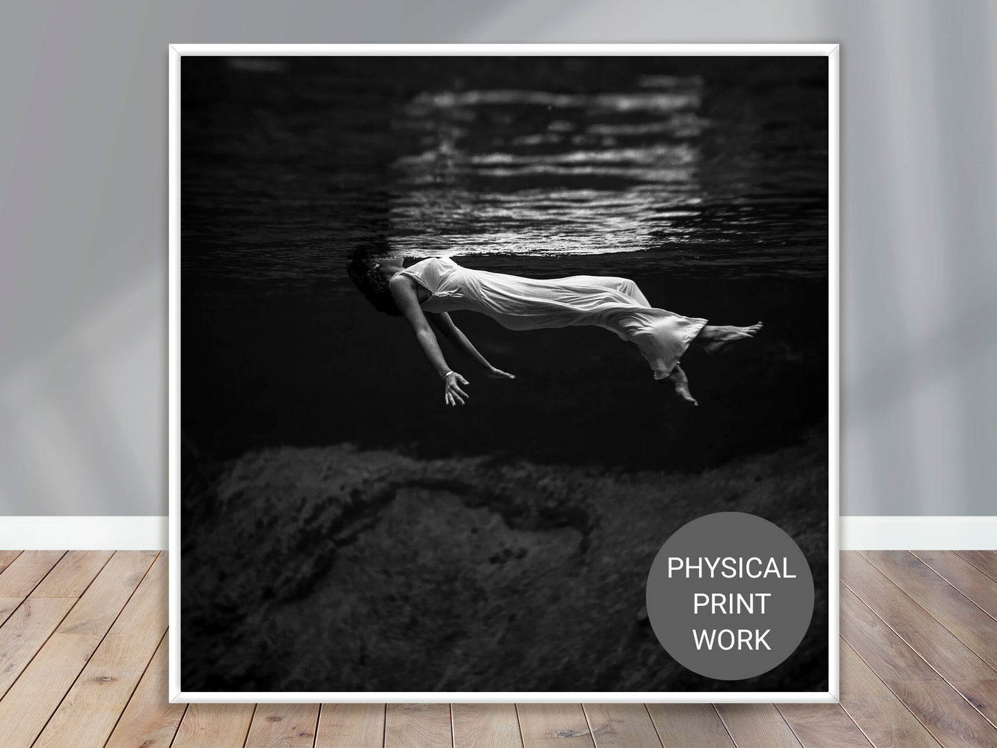 Fine Art Photo by Toni Frissell Print Poster, A woman floats in Weeki Wachee Springs, Florida, 1947