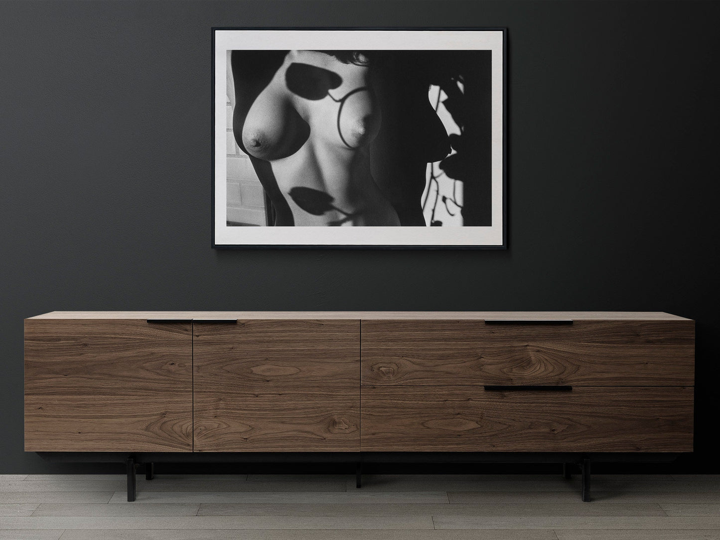 Nude Print Poster, Erotic Photography, by Lucien Clergue, Cherie in NYC, 1980