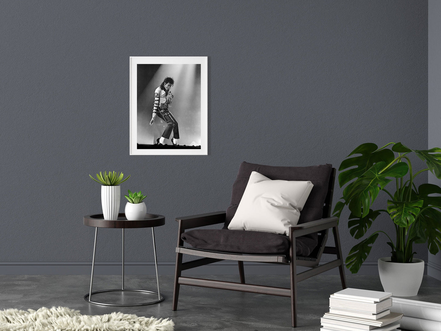 Michael Jackson Print Poster, Dance, King of Pop, Moonwalk