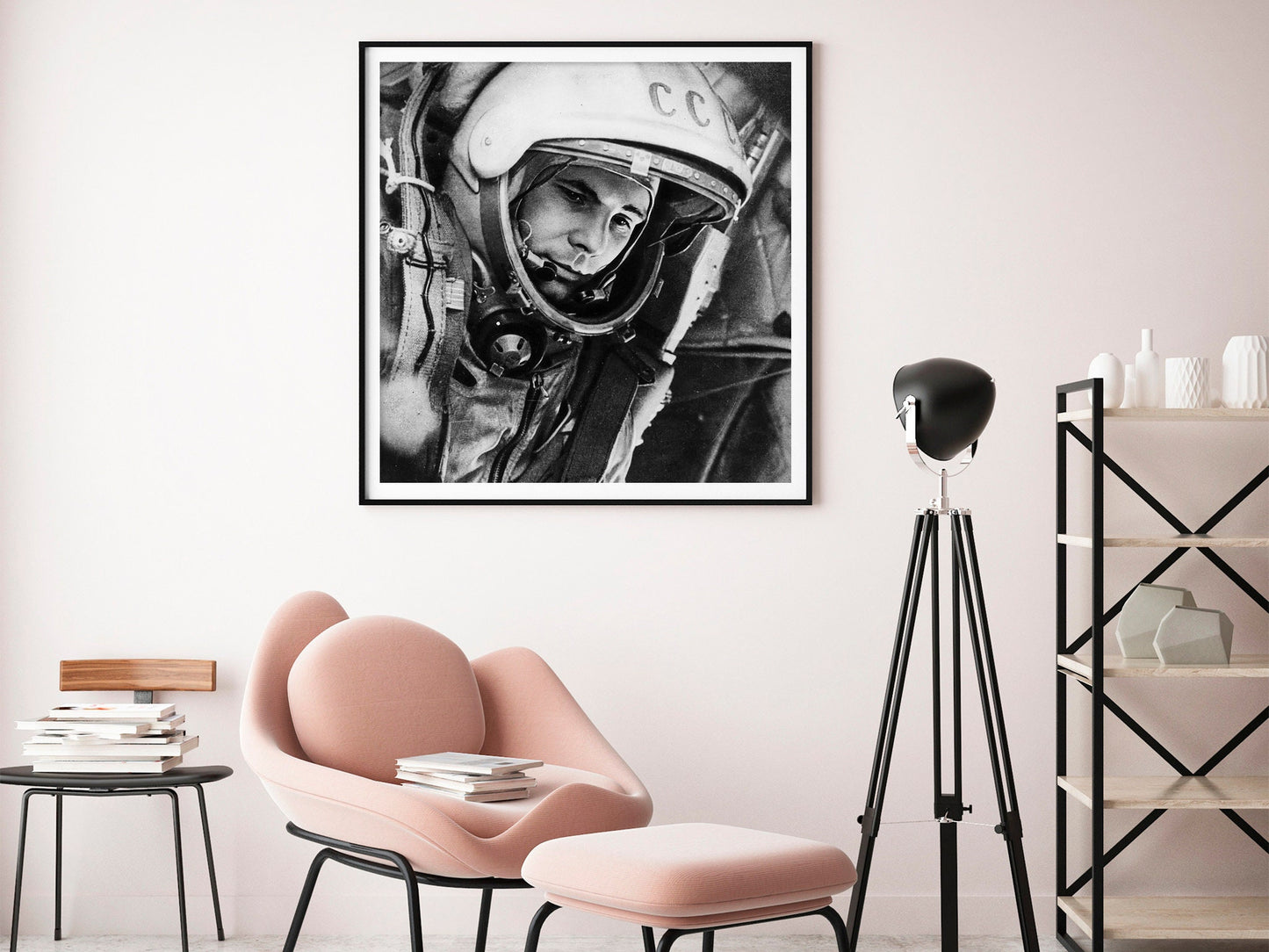 The first cosmonaut Yuri Gagarin Print Poster, First Astronaut