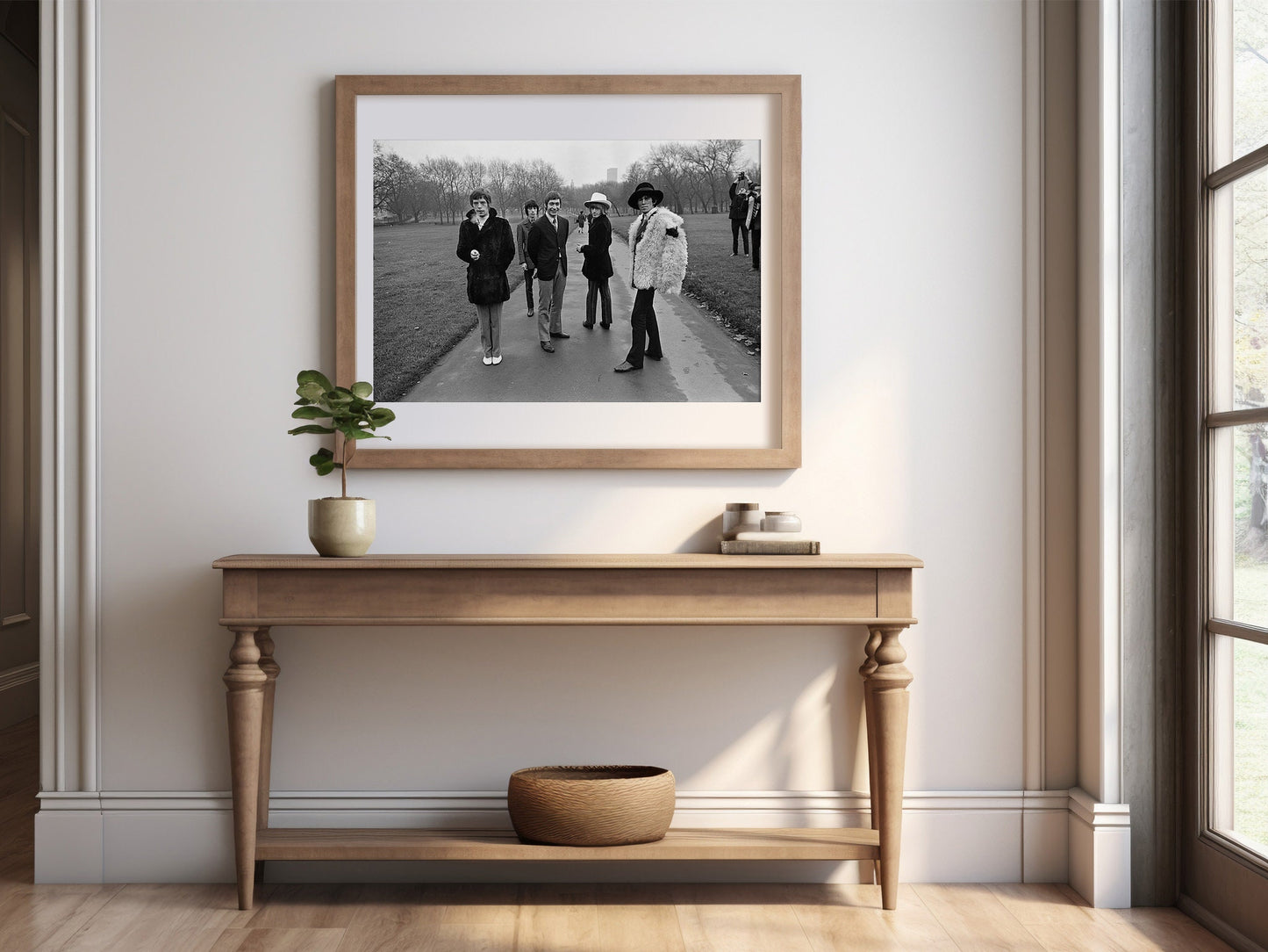 Roger Jackson Poster, British pop group the Rolling Stones taking a stroll through London's Green Park, 1967