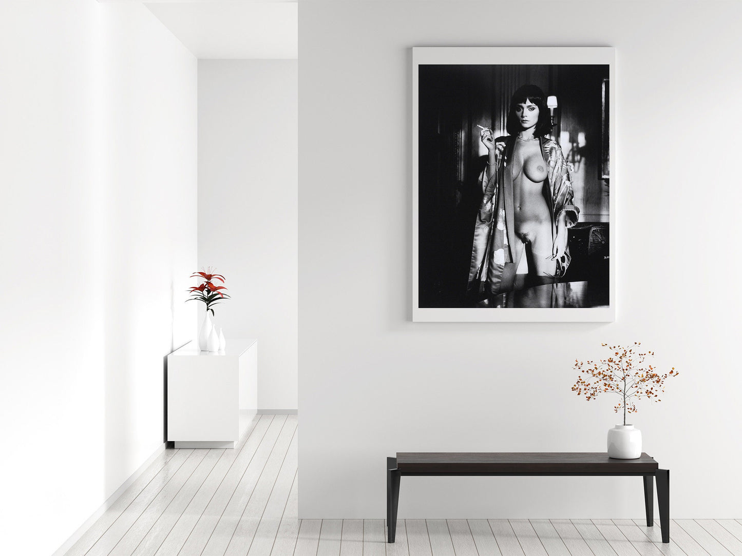 Helmut Newton Print Poster, Carrie Leigh, Beverly Hills, 1985