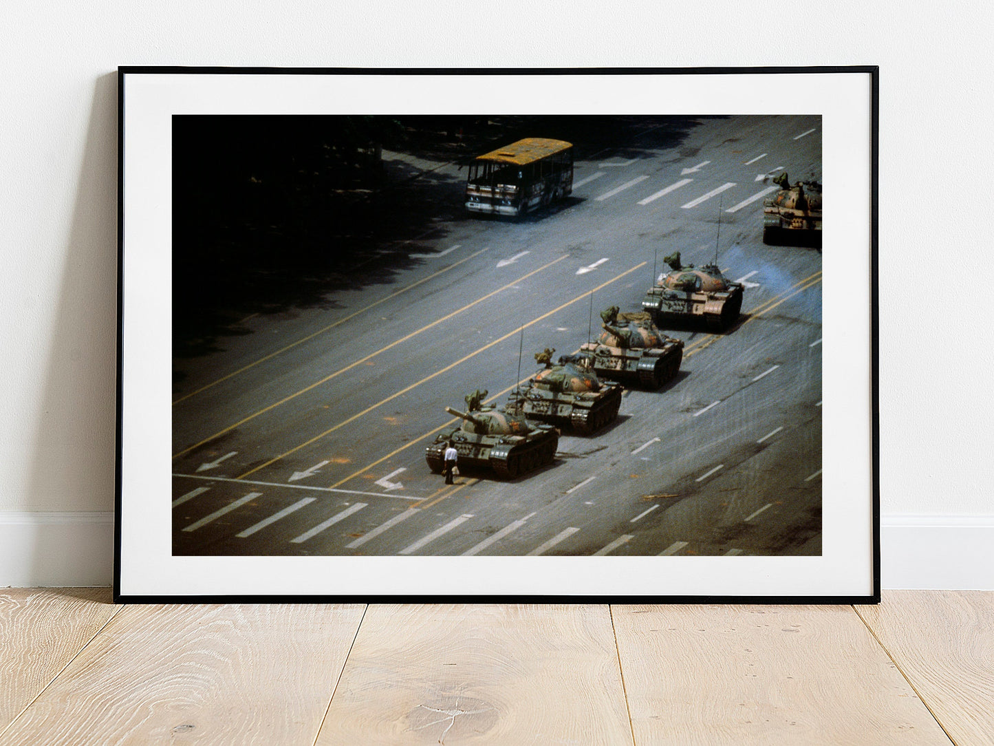 The Tank Man Print Poster, Tiananmen Square, Beijing, June 4, 1989, by Stuart Franklin