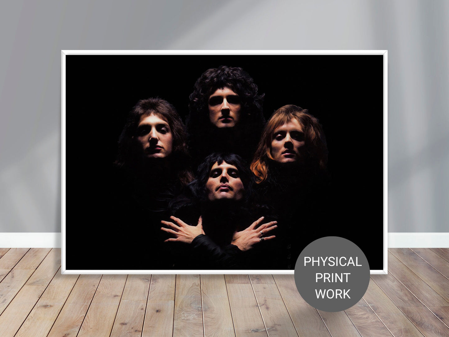 Queen Print Poster, Bohemian Rhapsody, 1975