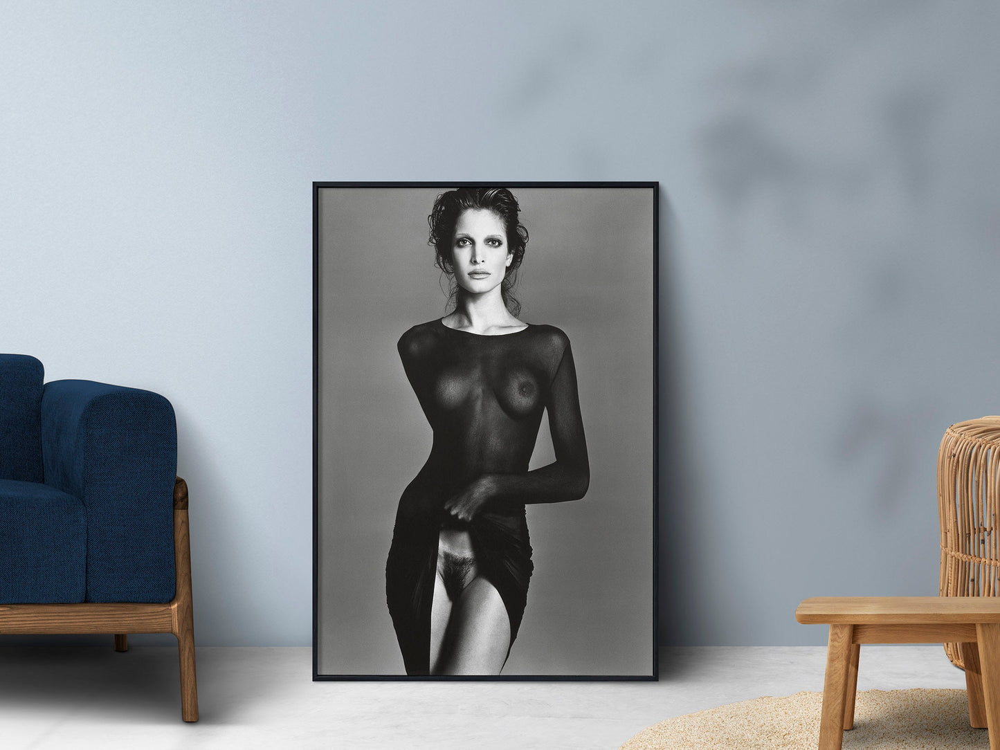 Stephanie Seymour Art Print Poster, Model, New York City, 1992 by Richard Avedon