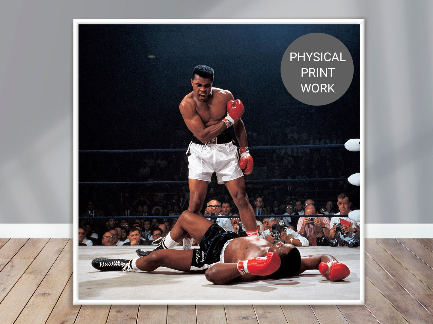 Muhammad Ali and Sonny Liston