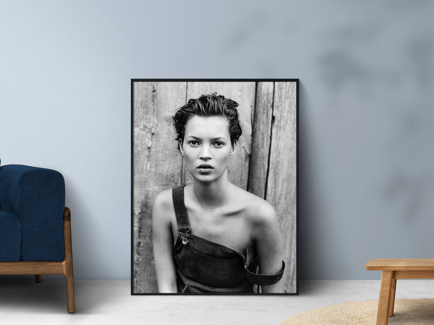 Fine Art Photo by Helmut Newton, Kate Moss Print Poster, Harper's Bazaar, New York, 1994