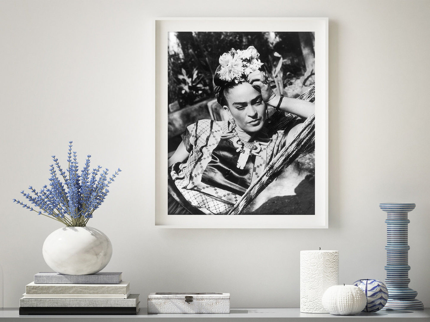 Fine Art Photo, A Portrait of Frida Kahlo, Print Poster