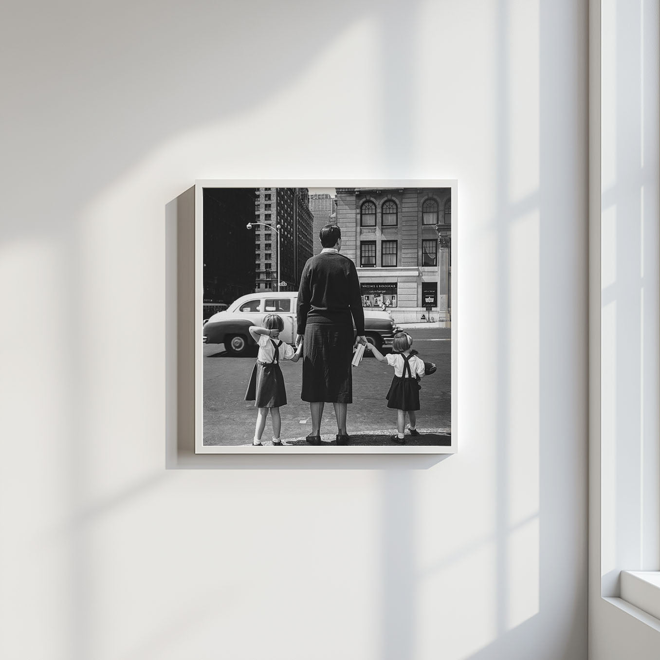 Fine Art Photo by Vivian Maier Vintage Print Poster, New York, 1954