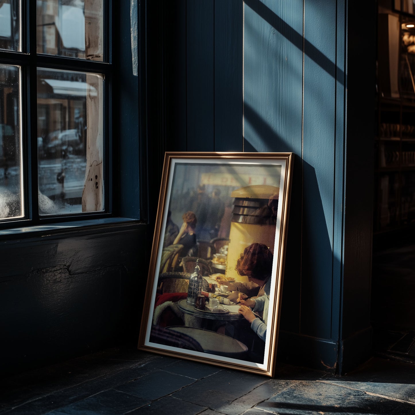 Fine Art Photo by Saul Leiter, Café Paris Vintage Print Poster, 1959