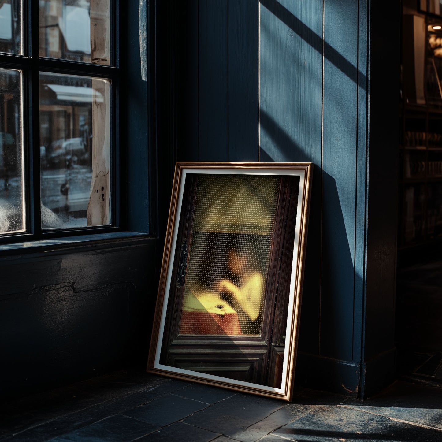 Fine Art Photo by Saul Leiter, Woman Eating Vintage Print Poster, 1962