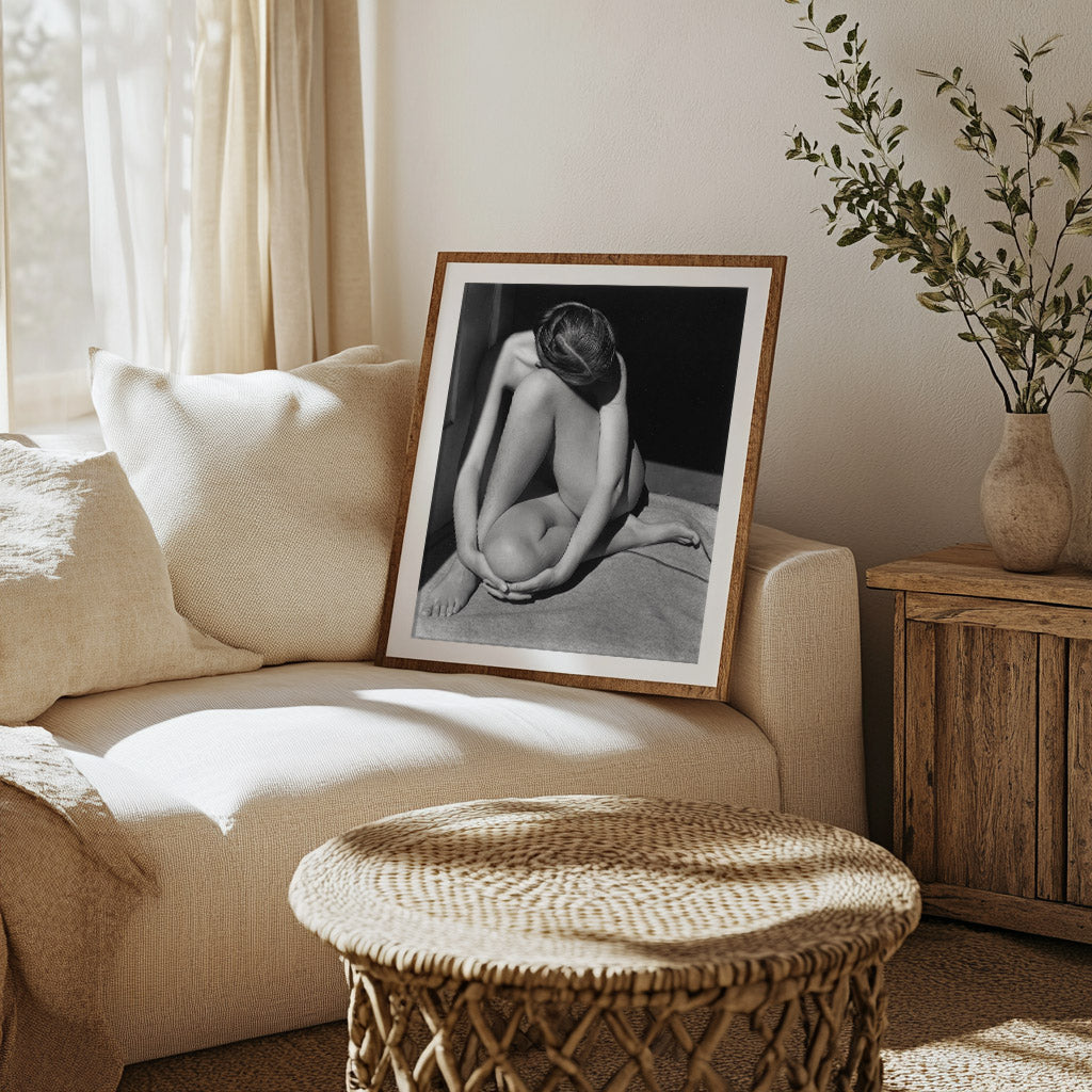 Fine Art Photo by Edward Weston, Winter Idyll Vintage Print Poster, 1980, Erotic Photography
