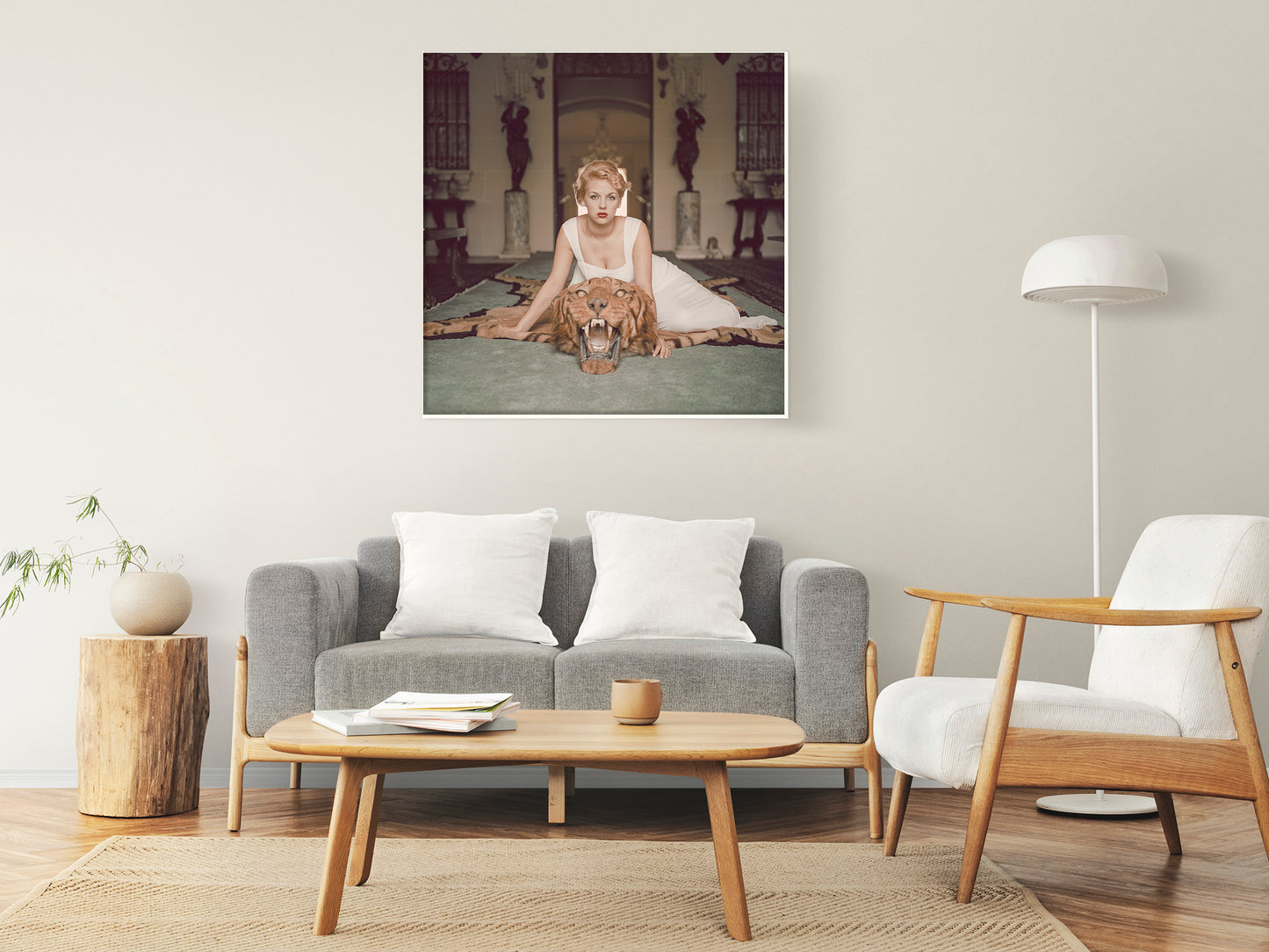 Fine Art Photo by Slim Aarons Beauty And The Beast Print Poster, 1961