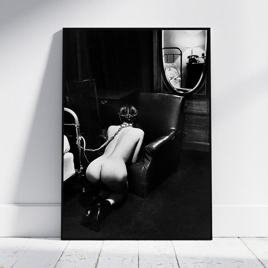 Fine Art Photo by Helmut Newton Print Poster, Hotel Room, Place de la République, Paris, 1976