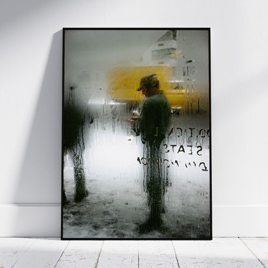 Fine Art Photo by Saul Leiter, Snow Vintage Print Poster, New York City, 1960