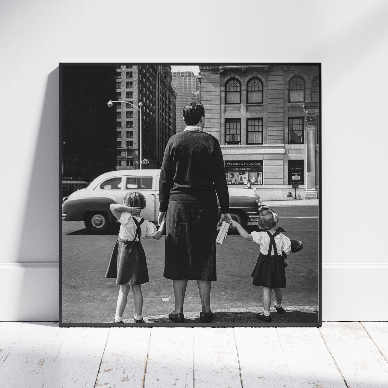 Fine Art Photo by Vivian Maier Vintage Print Poster, New York, 1954