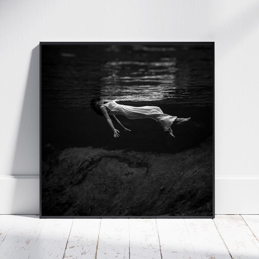 Fine Art Photo by Toni Frissell Print Poster, A woman floats in Weeki Wachee Springs, Florida, 1947