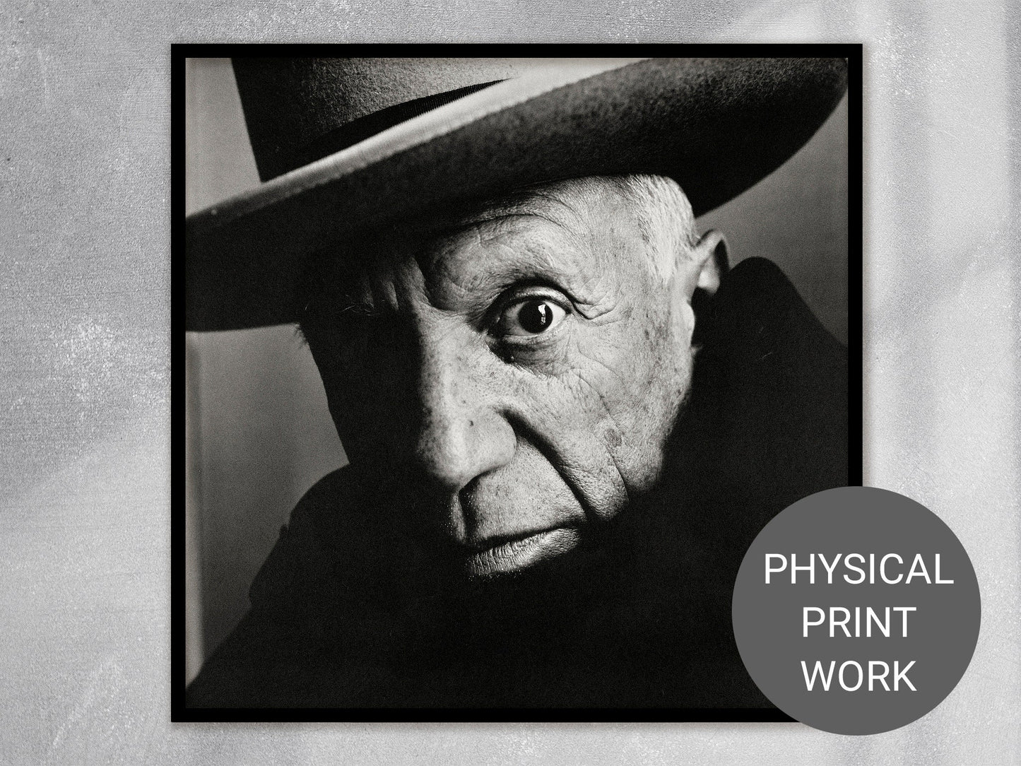 Pablo Picasso Print Poster, Taken 1970 by Irving Penn