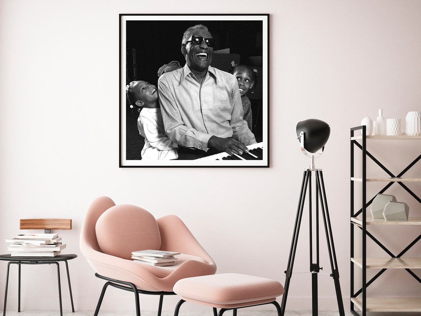 Ray Charles Print Poster, by Harry Benson in LA, 1991